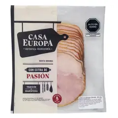 CASA EUROPA - Lomo Ahumado Cocido Casa Europa Empaque 200 g