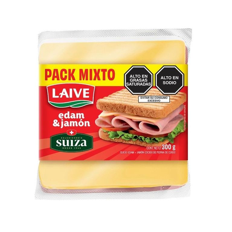 Pack Queso Edam + Jamón Americano Suiza 300 g