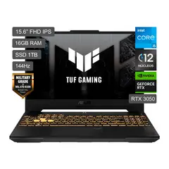 ASUS - Laptop ASUS TUF Gaming F15 CI5 12500H 16GB 1TB SSD RTX3050