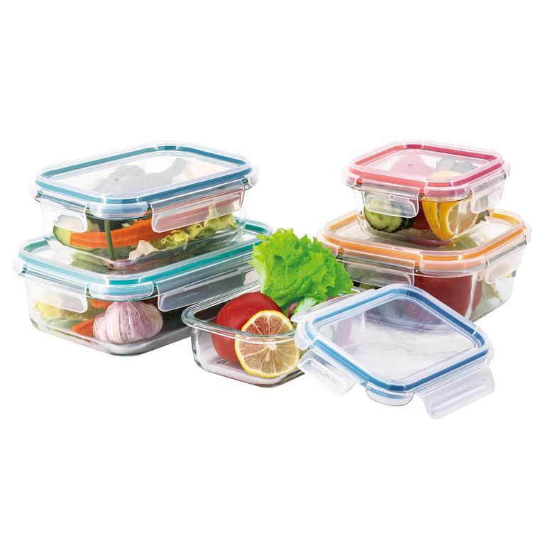 Set x 10 Piezas Hermético Vidrio