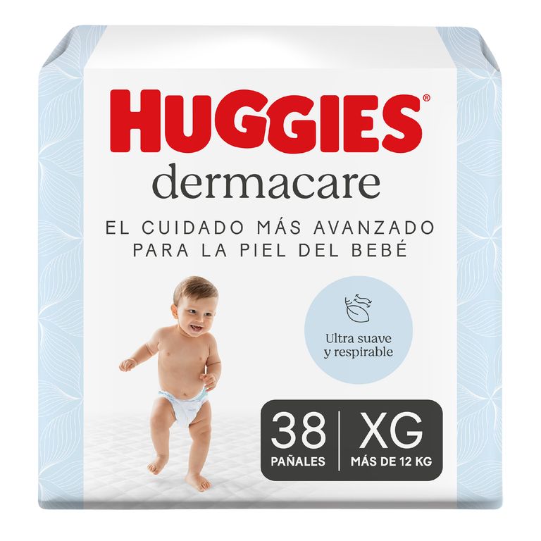 Pañales Huggies Dermacare Etapa 4/XG Empaque 38 Und