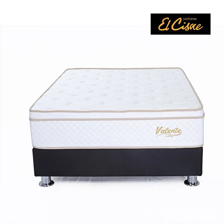 Juego De Cama Valentte Negro Queen Col+Ta