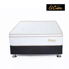 EL CISNE - Juego De Cama Valentte Negro King Col+Tar