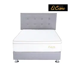 EL CISNE - Dormitorio Valentte Gris King Col+Tar+Cab