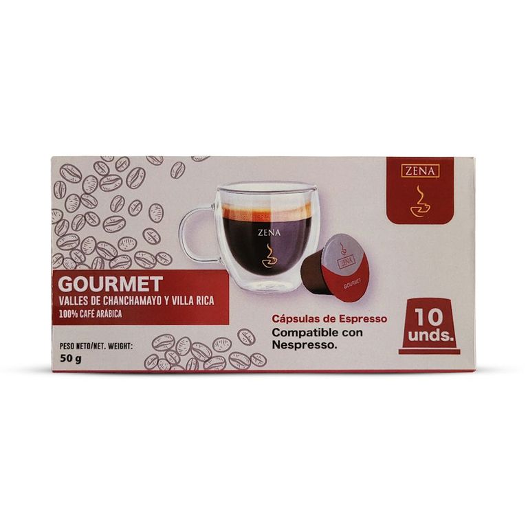 Cápsulas Café Zena Gourmet Caja 50 g