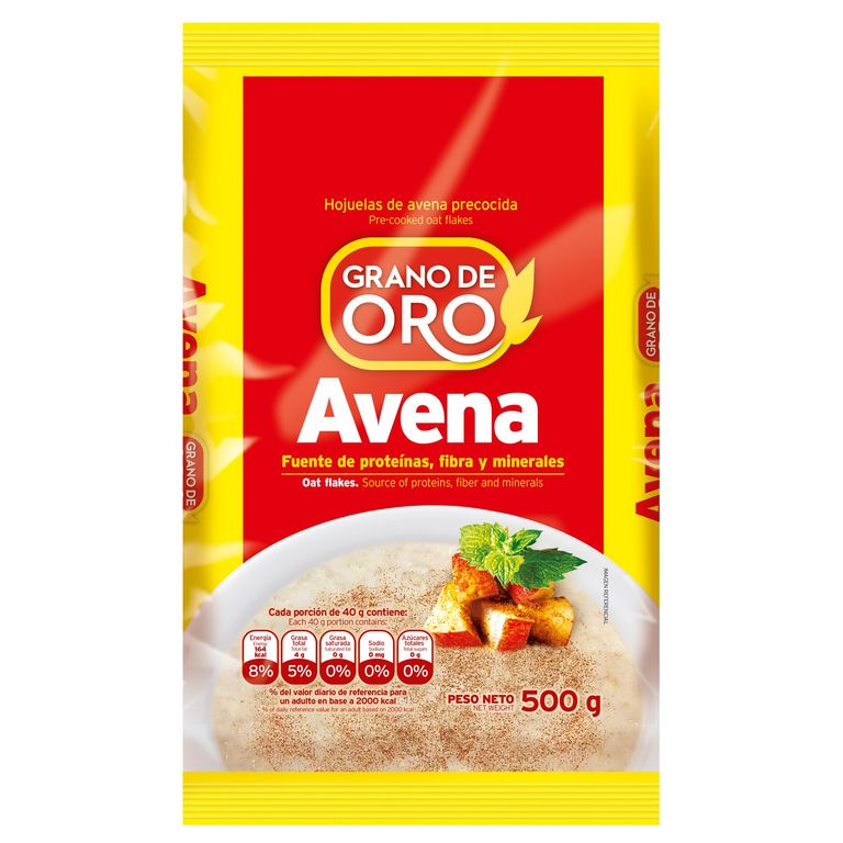 Avena Grano De Oro Bolsa 500 g