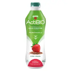 ACTIBIO - Yogurt Actibio Fresa Linaza 950 g