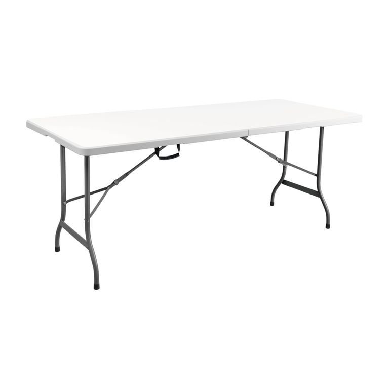 Mesa Plegable Blanca 180x75x72 cm
