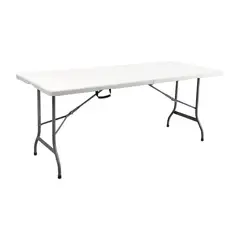 360 - Mesa Plegable Blanca 180x75x72 cm