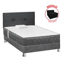 FORLI - Dormitorio Jallpa 1.5 Plazas + Sofa Cama