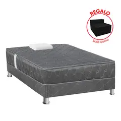 FORLI - CAMA AMERICANA JALLPA GRIS 1.5PLZ+SOFA C