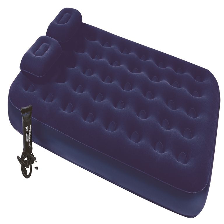 Colchón 2 Plazas + 2 Almohadas e Inflador Manual