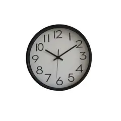 Casa Joven - Reloj Pared Básico Negro