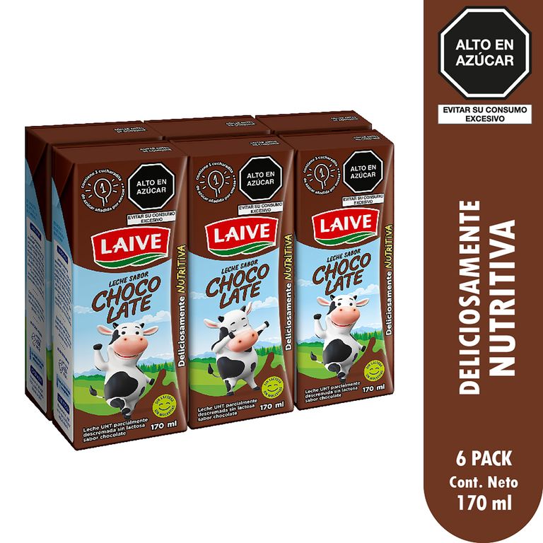 Leche Laive Chocolatada Sixpack Caja 170 mL