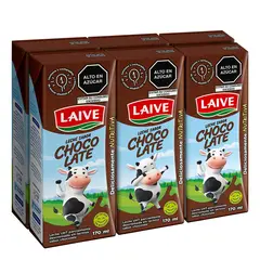 LAIVE - Leche Laive Chocolatada Sixpack Caja 170 mL