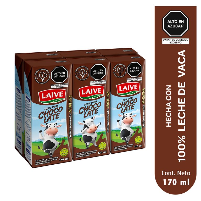 Leche Laive Chocolatada Sixpack Caja 170 mL