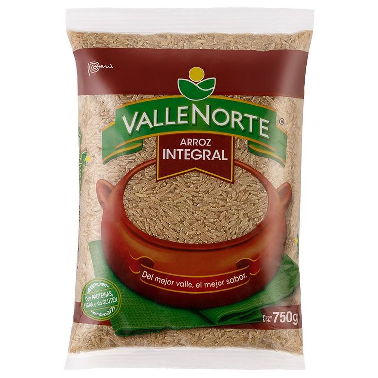 Arroz Integral Valle Norte Bolsa 750 g