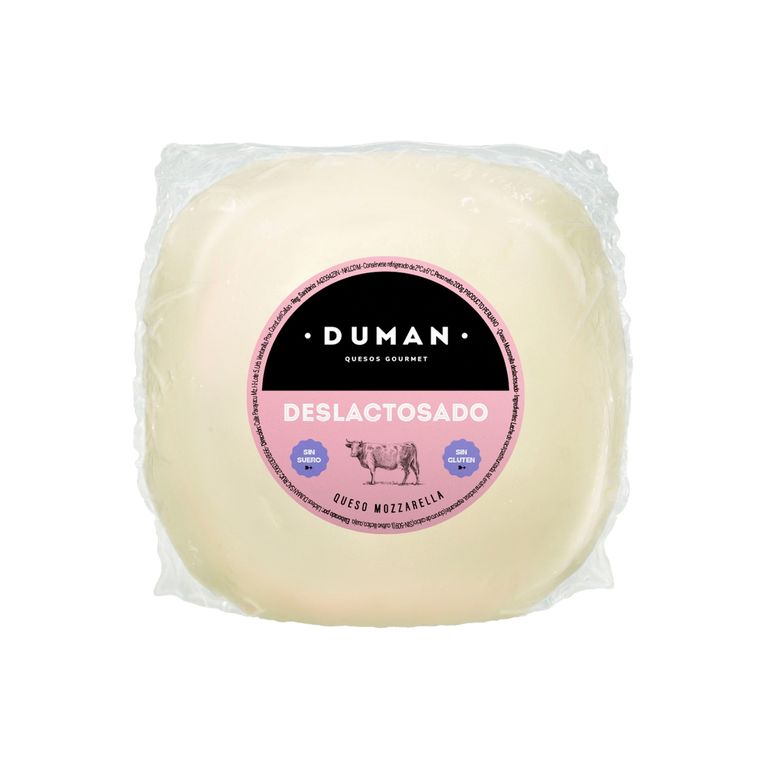 Queso Mozzarella Duman Deslactosado Empaque 200 g
