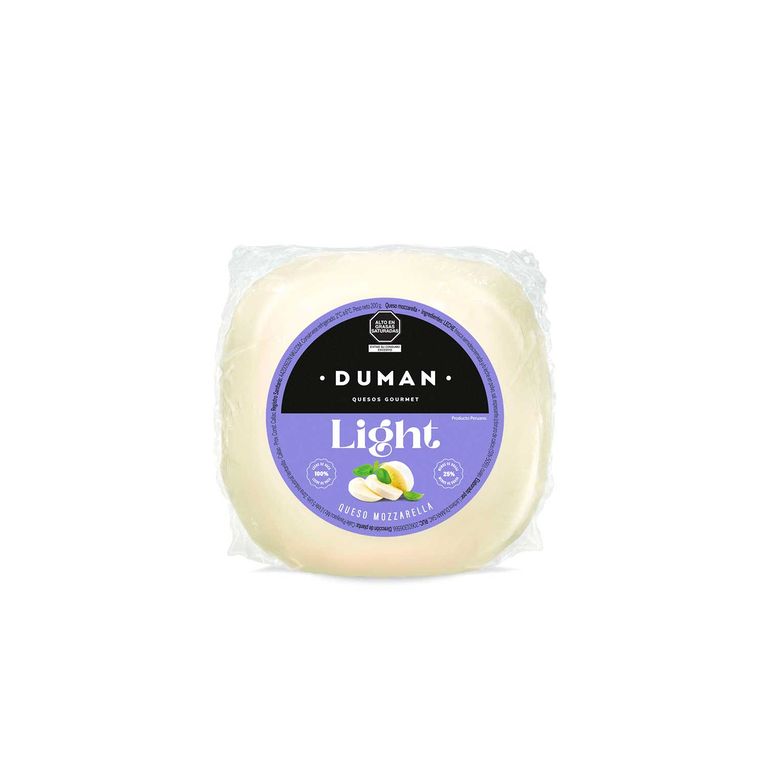 Queso Mozzarella Light Duman Empaque 200 g