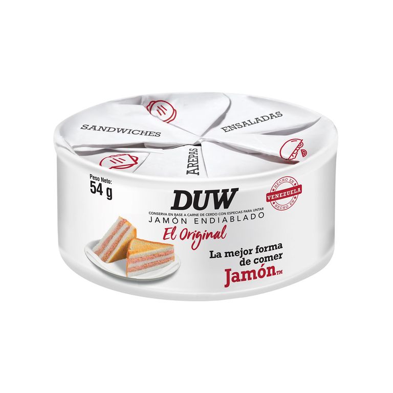 Conserva Jamón Endiablado Duw Envase 54 g