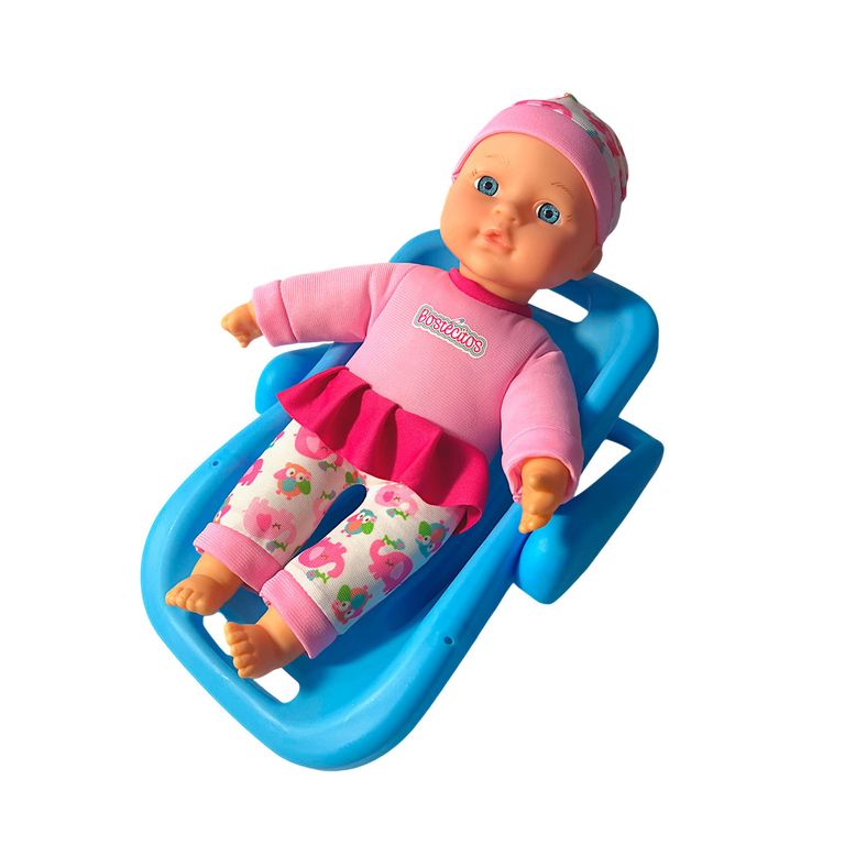 Muñeca Babydoll Bostecitos con Accesorios