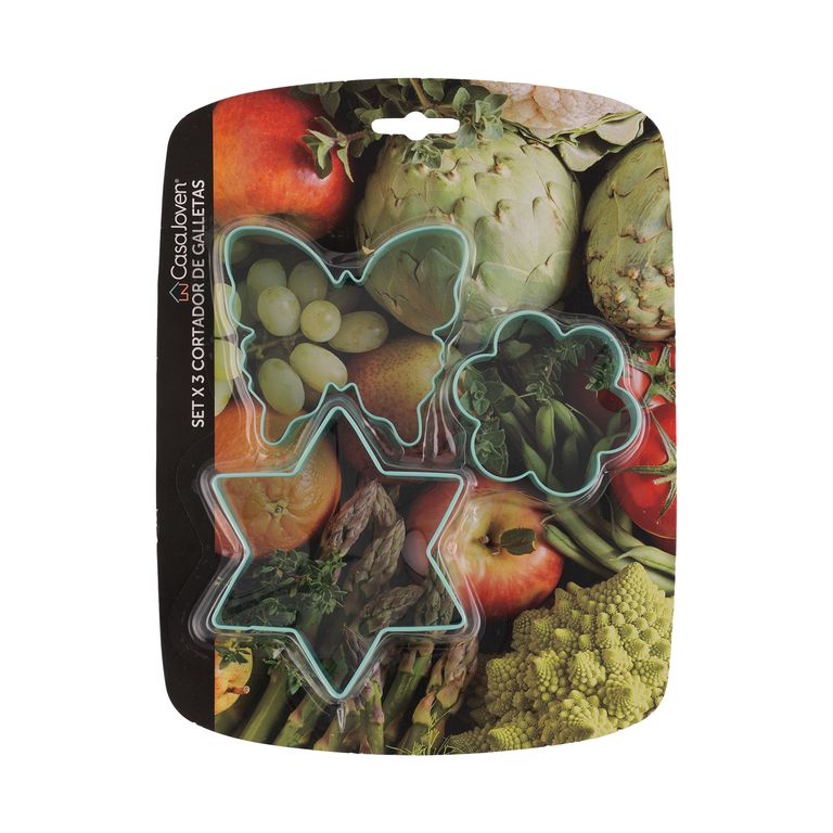 Set x3 Cortador de Galletas