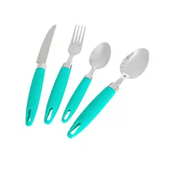 Casa Joven - Set x16 Cubiertos + Holder Verde