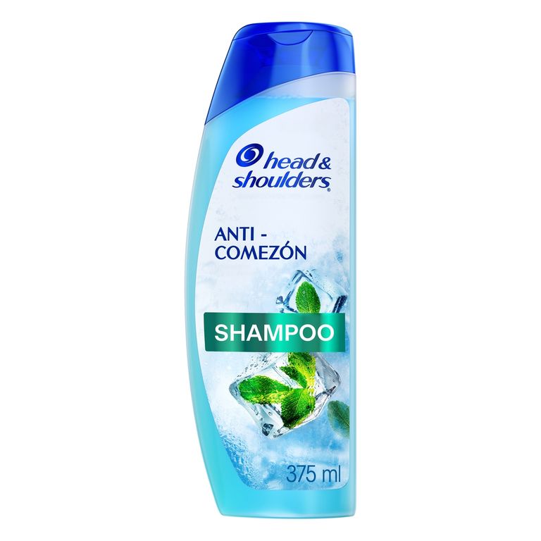Shampoo Head & Shoulders Anticomezón Menta Botella 375 mL