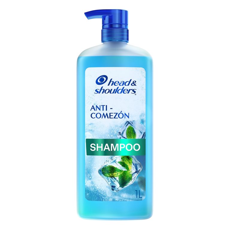 Shampoo Head & Shoulders Anticomezón Menta Envase 1 L