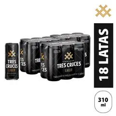 TRES CRUCES - Cerveza Tres Cruces Lager 3 Sixpack Lata 310 mL