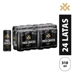 TRES CRUCES - Cerveza Tres Cruces Lager 4 Sixpack Lata 310 mL