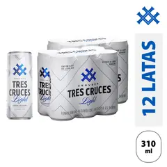 TRES CRUCES - Cerveza Tres Cruces Light 2 Sixpack Lata 310 mL