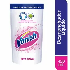 VANISH - Quitamanchas Líquido Vanish Ropa Blanca Doypack 450 mL