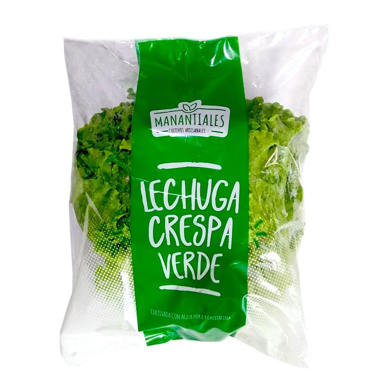 Lechuga Crespa Verde Manantiales x 250 g