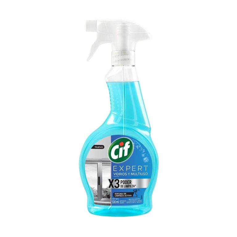 Limpiador Líquido Cif Expert Vidrios y Multiuso Envase 500 mL