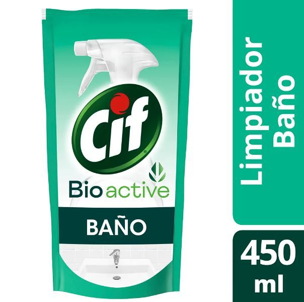 Limpiador Líquido Cif Expert Baño Doypack 450 mL
