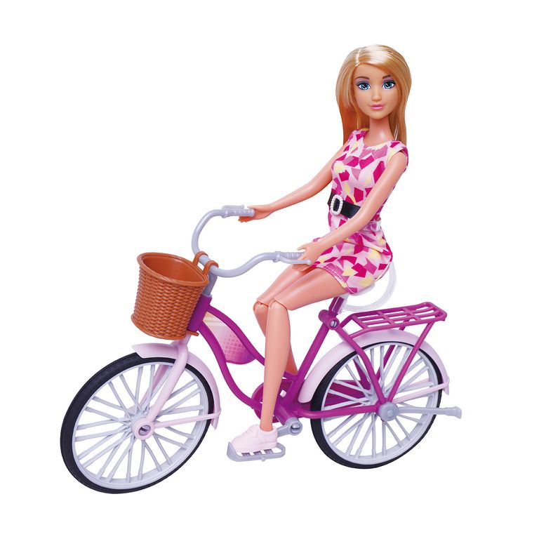 Muñeca Fashion con Bicicleta
