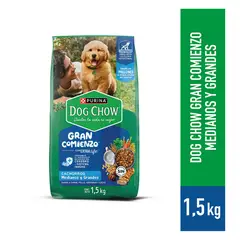 DOG SHOW - Alimento Cachorros Gran Comienzo Med/Gran Dog Chow 1.5Kg