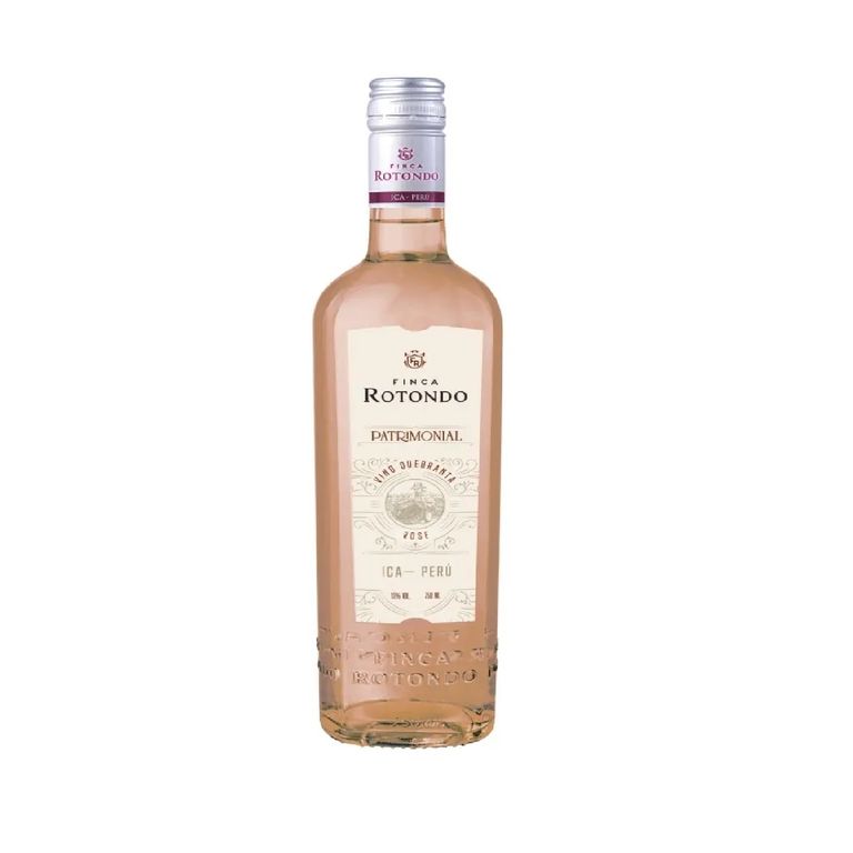 Vino Quebranta Rosé Finca Rotondo Patrimonial Botella 750 mL
