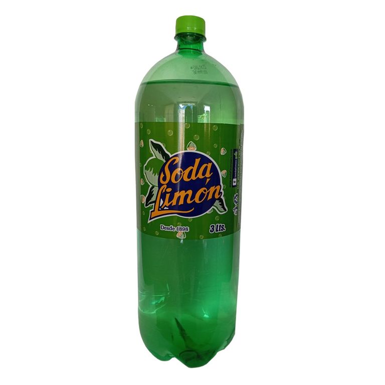 Gaseosa Soda Limón Botella 3 L