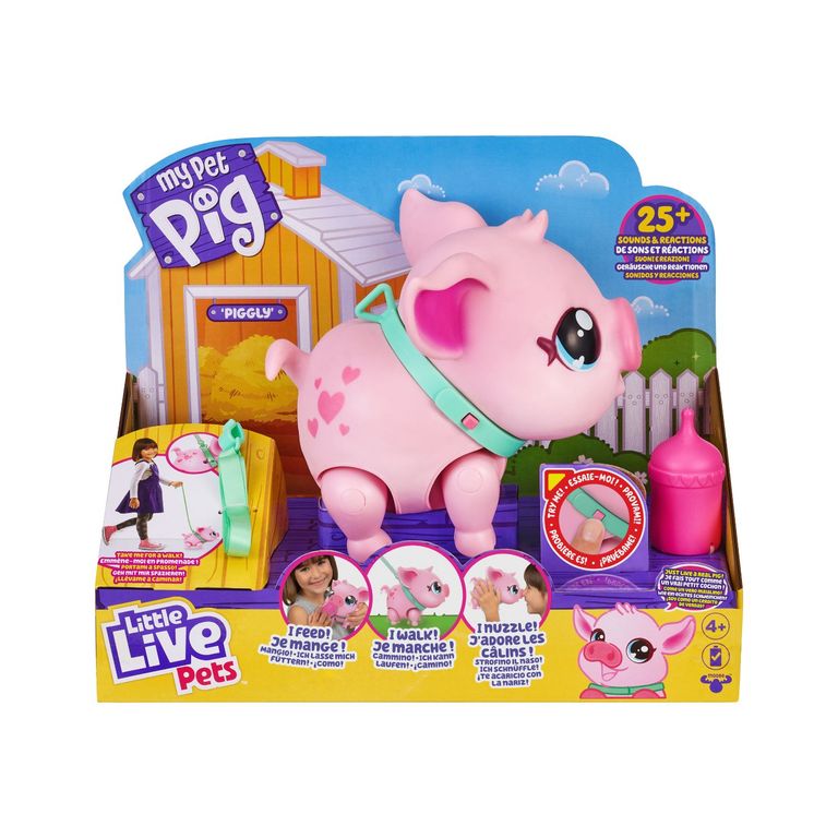 Mascota Cerdito Interactivo con Correa y Sonido