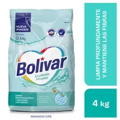 BOLIVAR - Detergente en Polvo Cuidado Micelar Bolsa 4 Kg