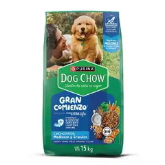 DOG CHOW - Alimento Seco Cachorros Grandes Dog Chow Carne Pollo Bolsa 15 Kg