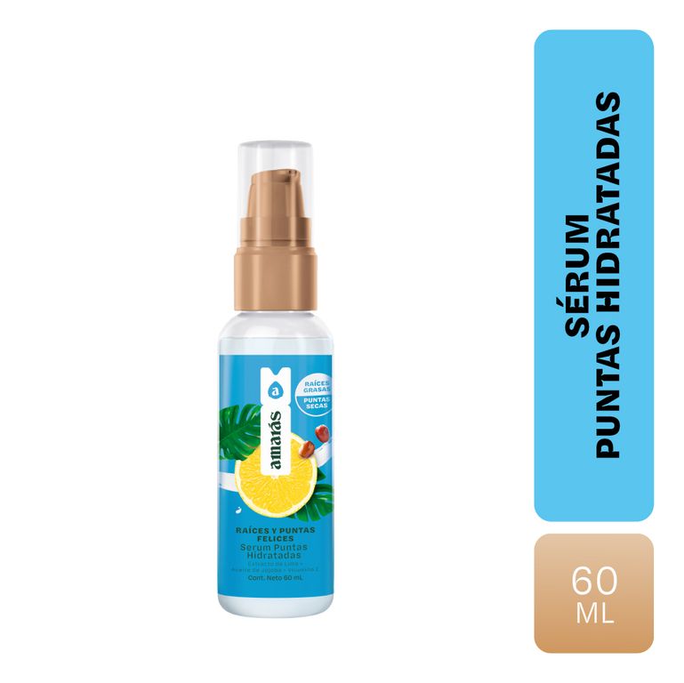 Sérum Amarás Raíces y Puntas Felices Envase 60 mL