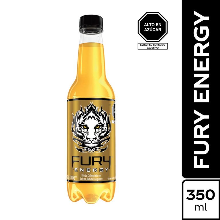 Bebida Energizante Fury Energy Botella 350 mL