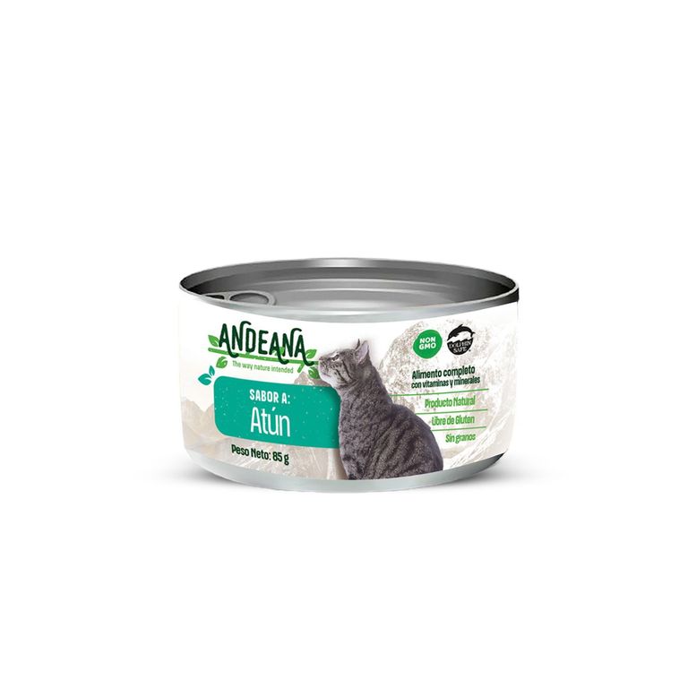 Alimento Gato Andeanda Sabor Atún Lata 85 g