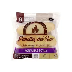 PANCITOS DEL SUR - De Aceitunas Botija x 6 Unid