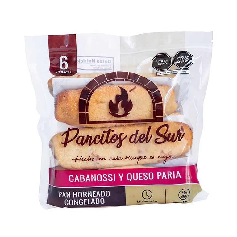 Pancitos Del Sur De Cabanossi Y Queso Paria x 6 Und