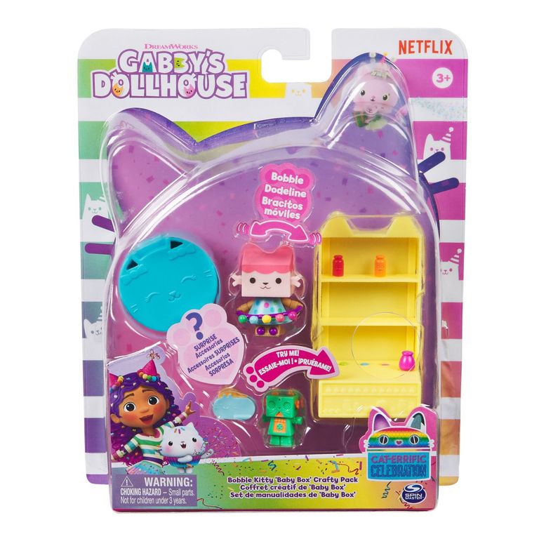 Set Bobble Kitty Asst Gabby's Dollhouse