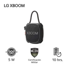 LG - PARLANTE LG XBOOM XG2T NEGRO IP67